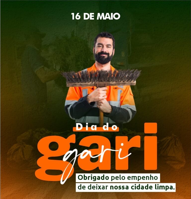 16 de maio, dia do Gari.