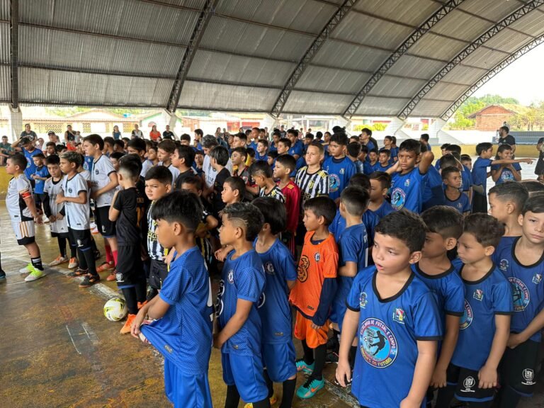 Abertura  do II Campeonato Interno da Escolinha Craques do Futuro.