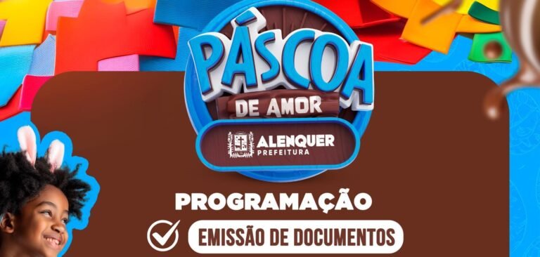 Já é neste sábado, 06 de abril, Páscoa de amor!